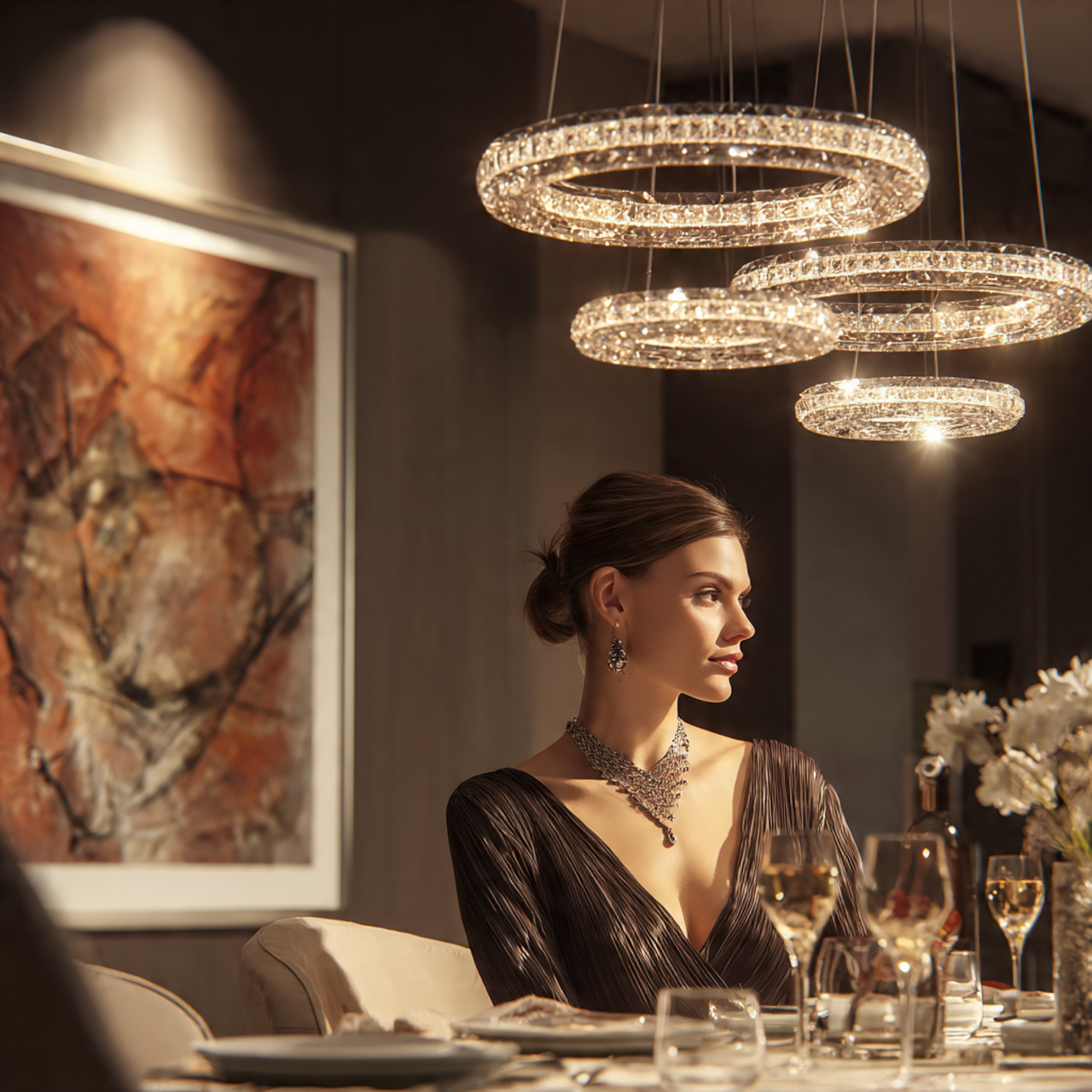 25 Dining Room Decor Modern Classy Ideas for a Luxurious Home 18 ultra realistic luxury dining interior illustratin