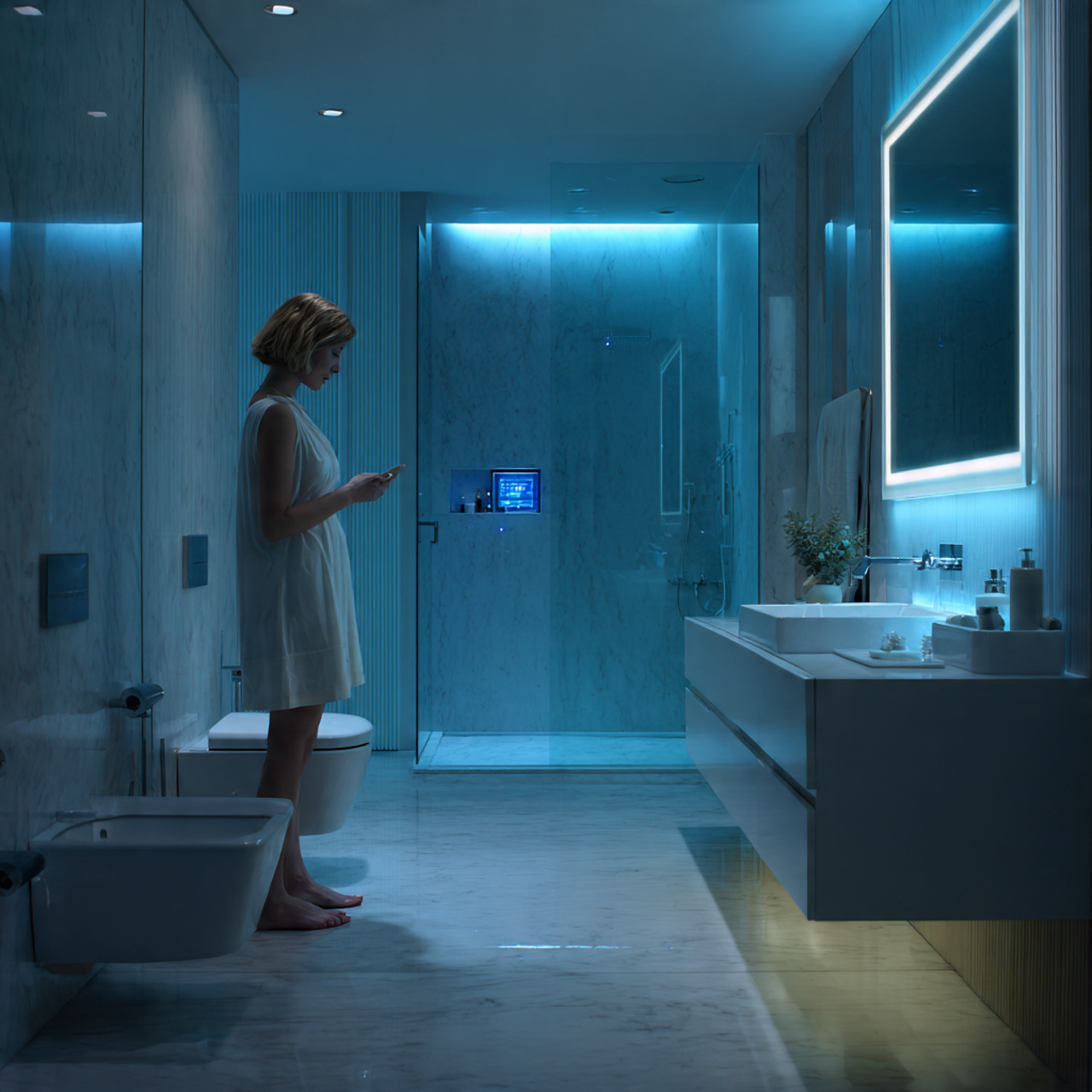 25 Modern Bathroom Decor Ideas for a Sleek & Stylish Upgrade 13 ultra realistic modern interior photo of modern ba