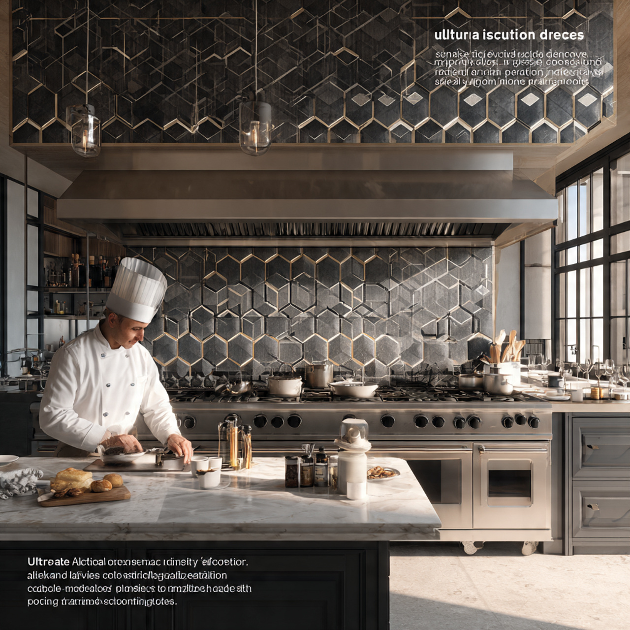 ultra realistic modern kitchen decor ideas with a