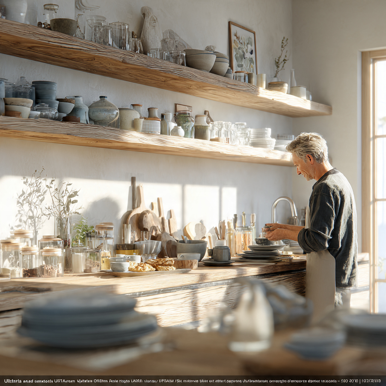 ultra realistic modern kitchen decor ideas with op