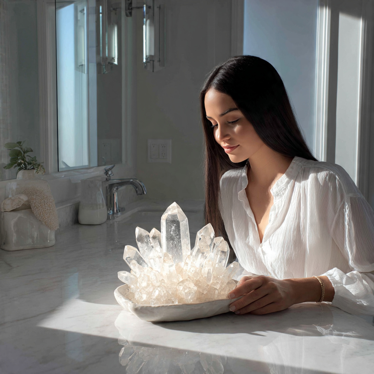 25 Bathroom Vanity Decor Ideas to Instantly Elevate Your Space 24 ultra realistic photo of bathroom vanity decor ide 9