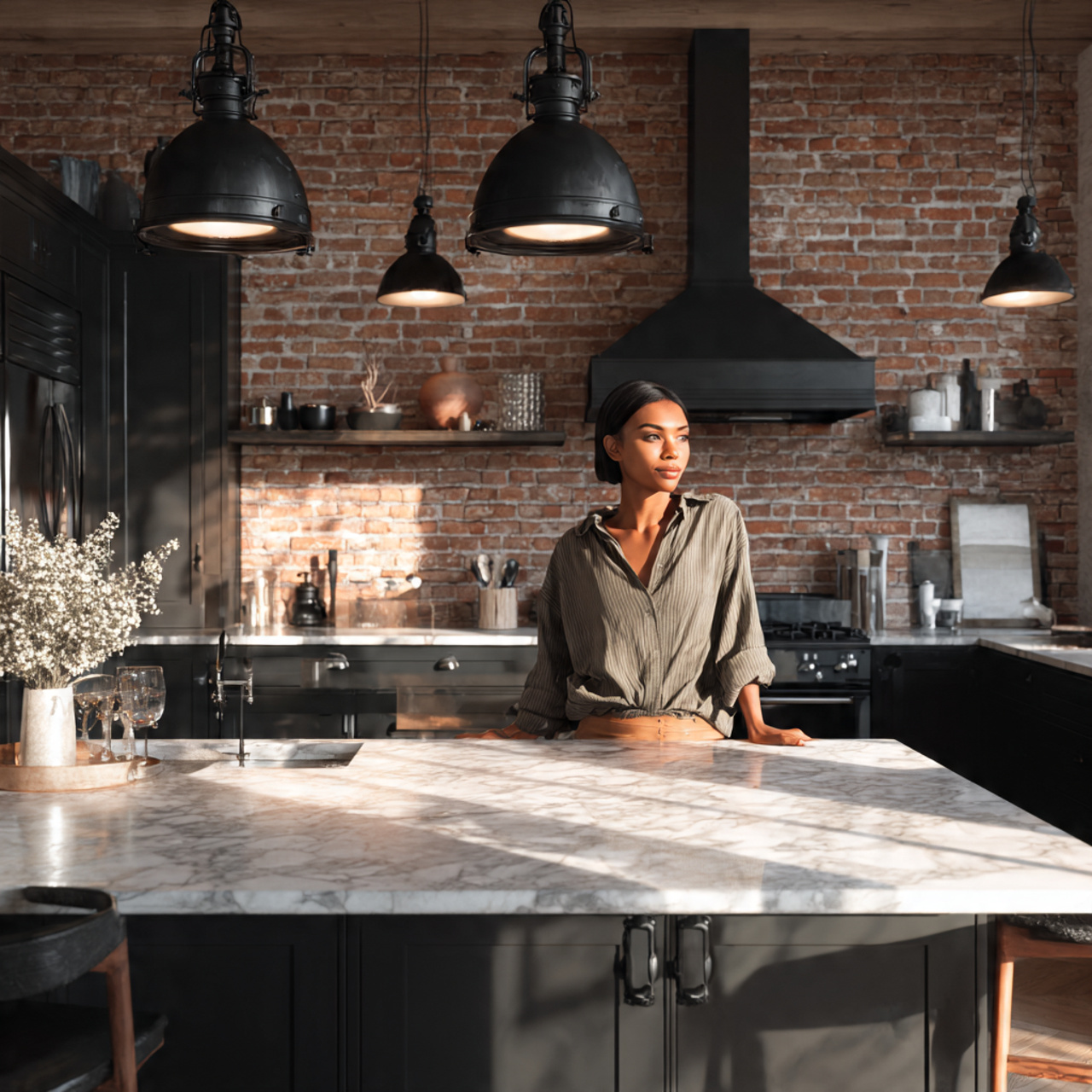 ultra realistic photo of home decor kitchen ideas 1