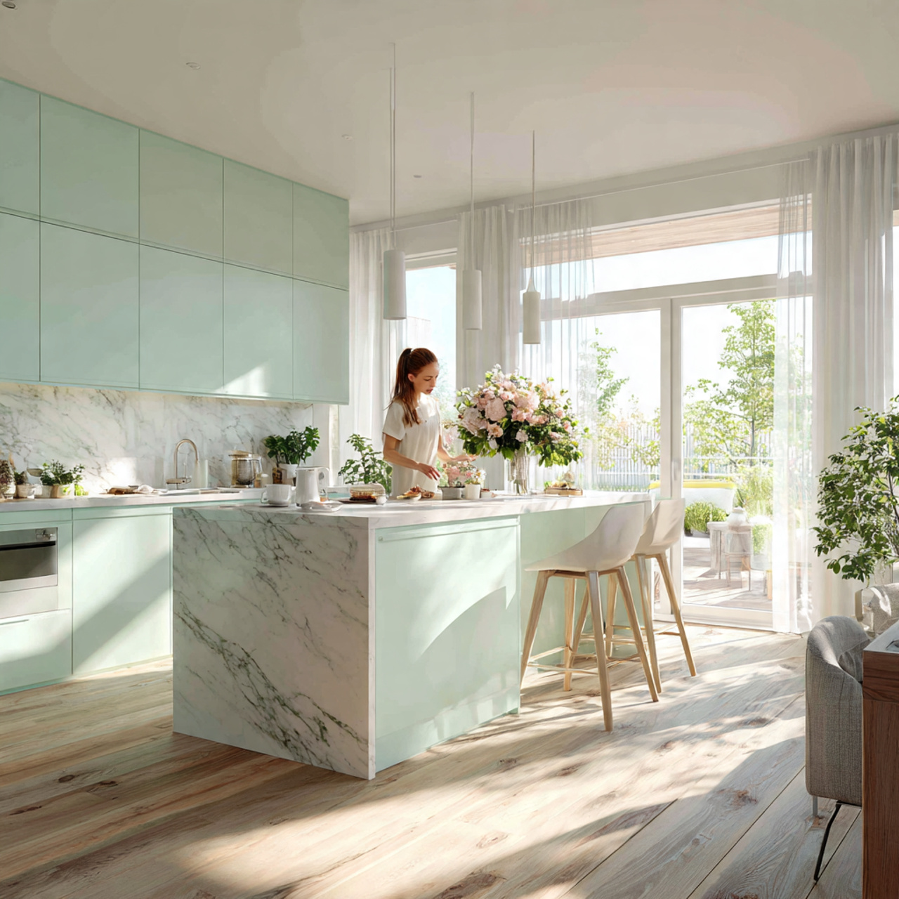 ultra realistic photo of home decor kitchen ideas 6