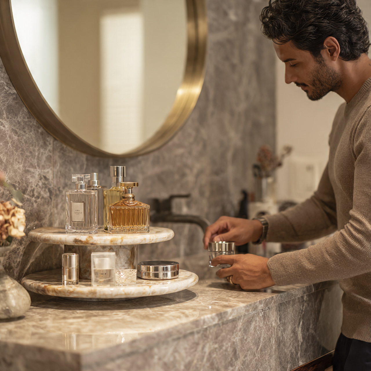 ultra realistic photo of simple bathroom decor ide 5