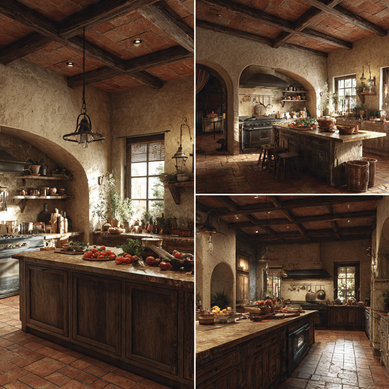 ultra realistic tuscan vineyard kitchen decor insp