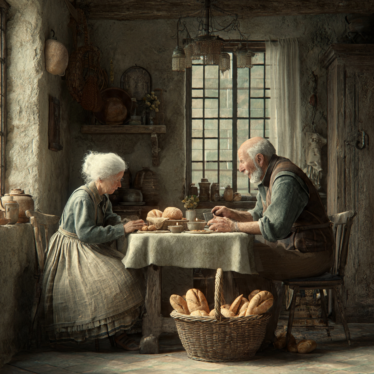 ultra realistic dining room scene showcasing dining room