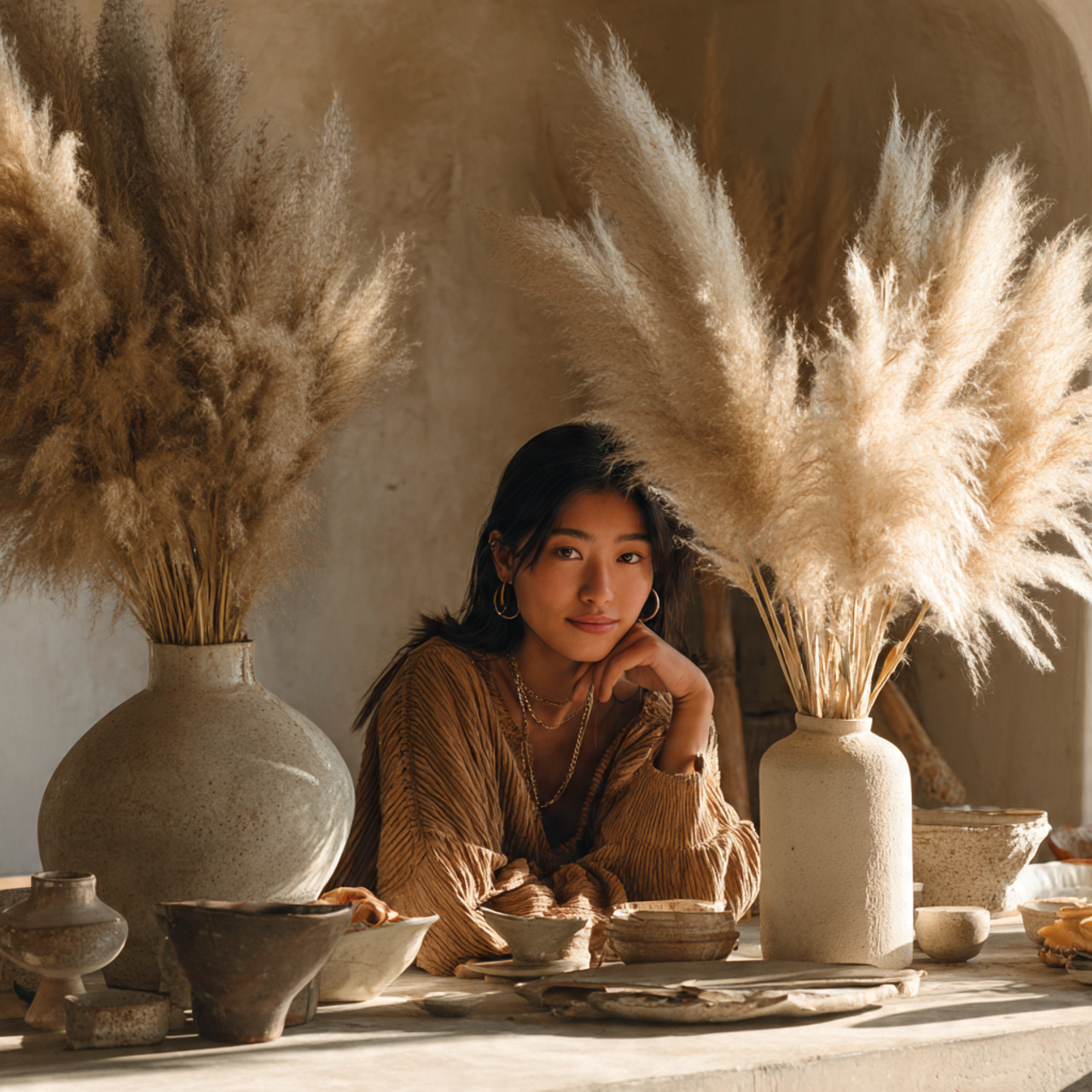 ultra realistic image of dining room table decor 2