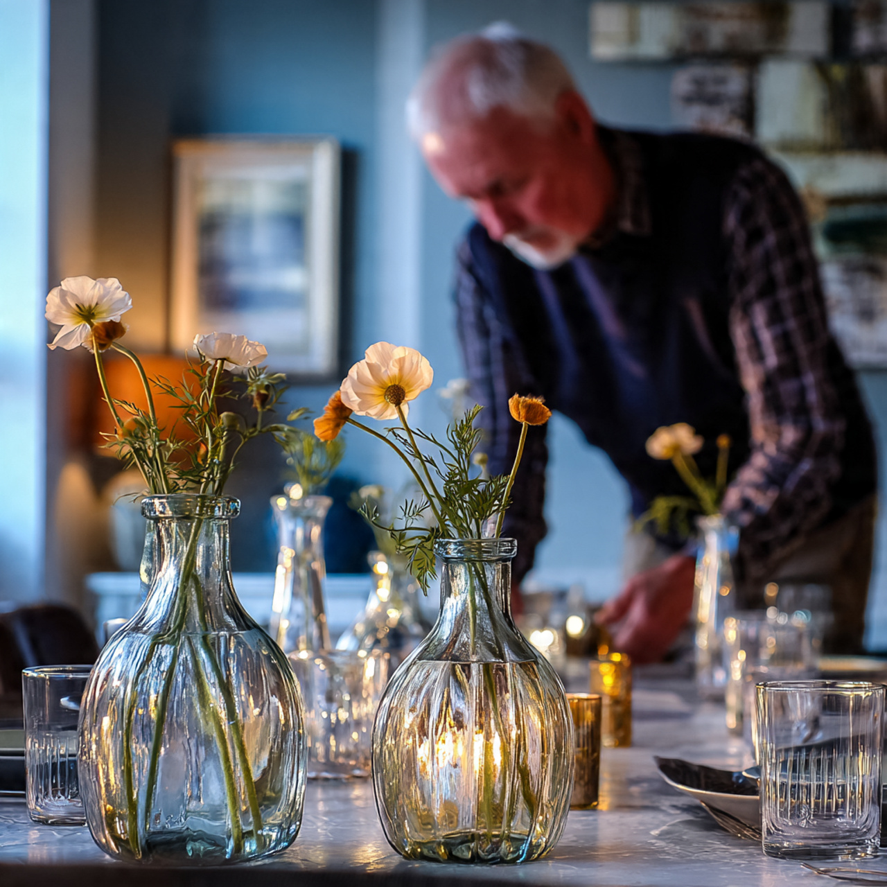 ultra realistic interior photo of dining room table 2