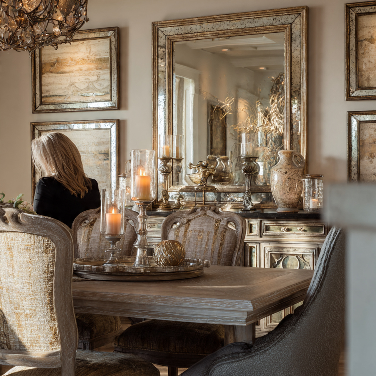 ultra realistic interior photograph of dining room table 2