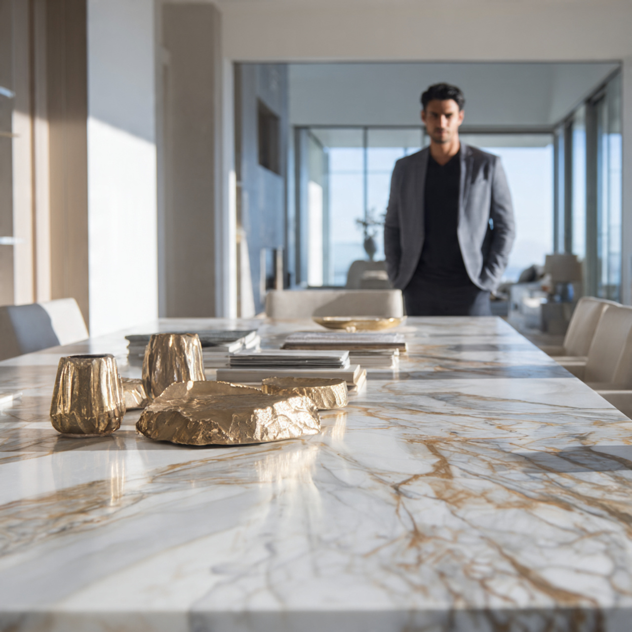 ultra realistic interior photograph of dining room table 3