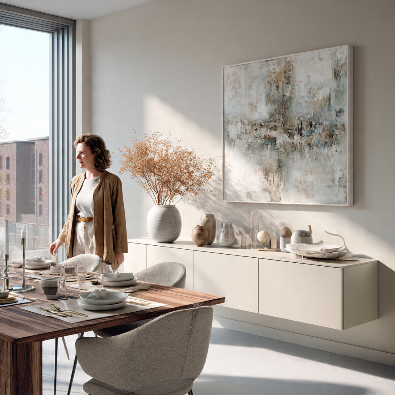 25 Small Dining Room Decor Ideas That Feel Big & Beautiful 16 ultra realistic interior photograph of small dining room 3