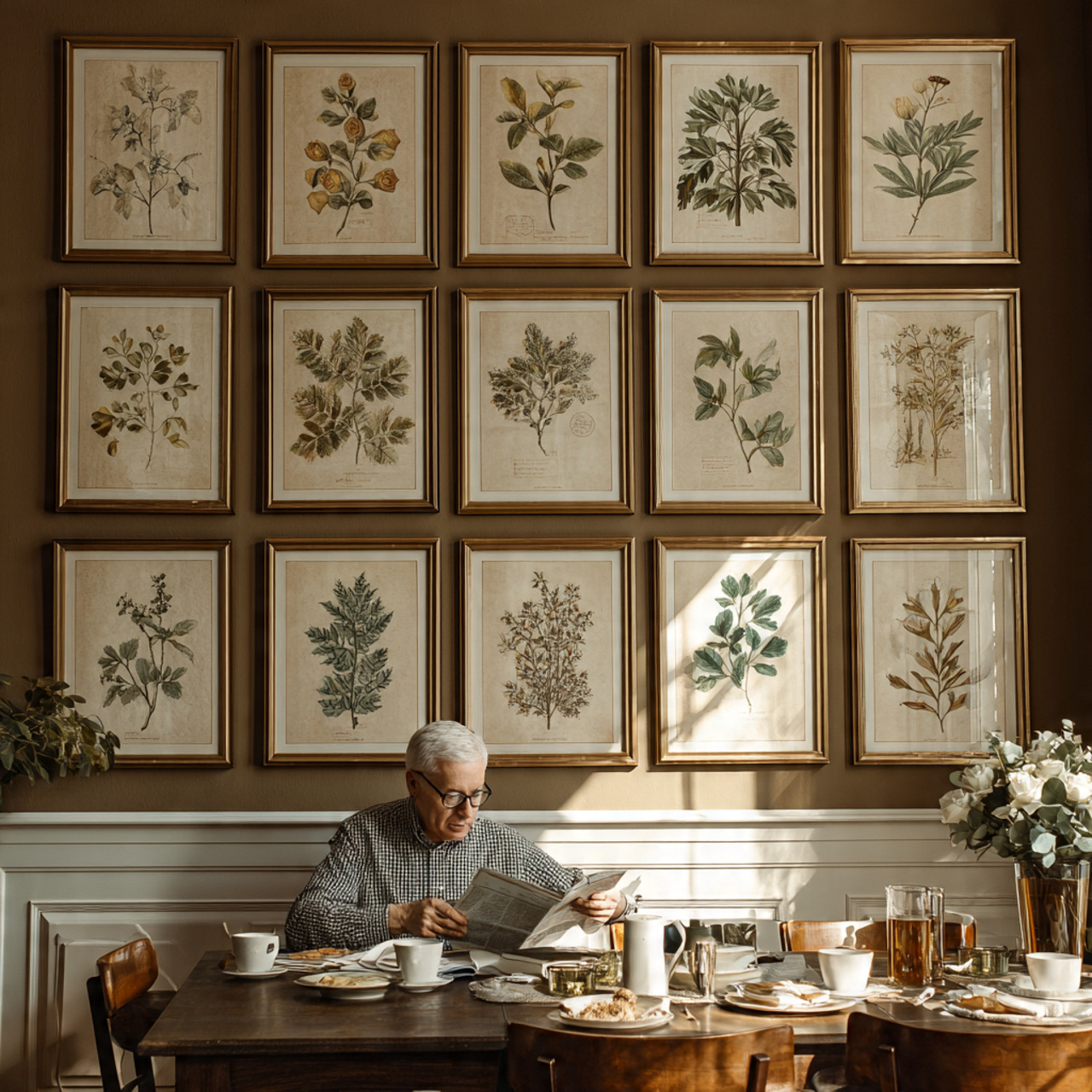 25 Stunning Dining Room Wall Decor Ideas for a Stylish Home 2 ultra realistic interior scene of dining room wall