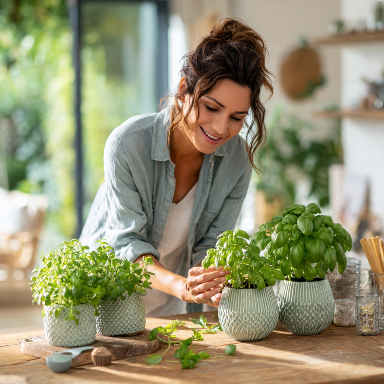 ultra realistic lifestyle image of dining room table 2