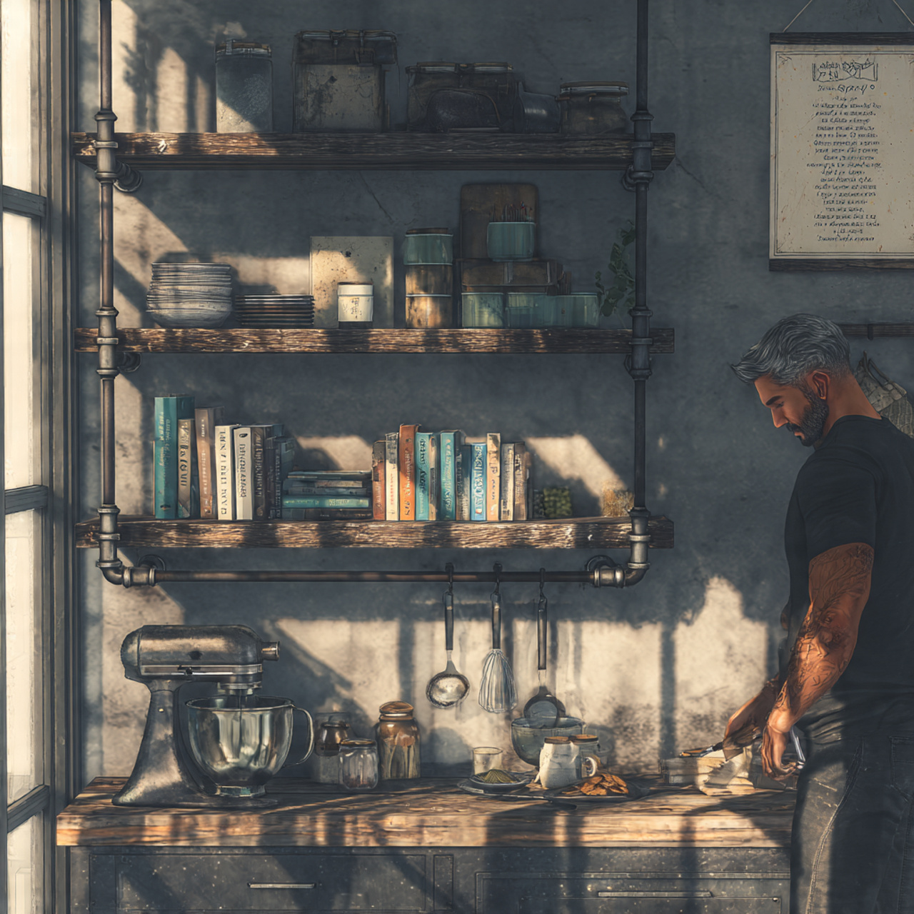 25 Transform Your Home with Stunning Kitchen Window Decor Ideas 19 urban loft style kitchen window framed with indust