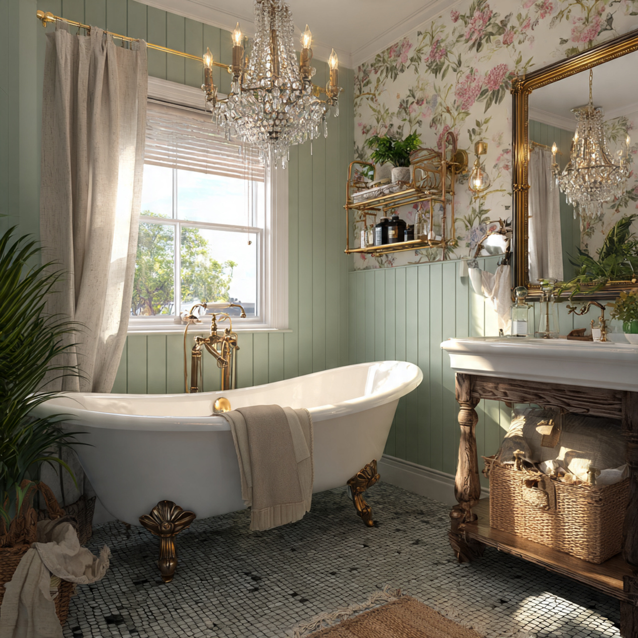 vintage bathroom decor