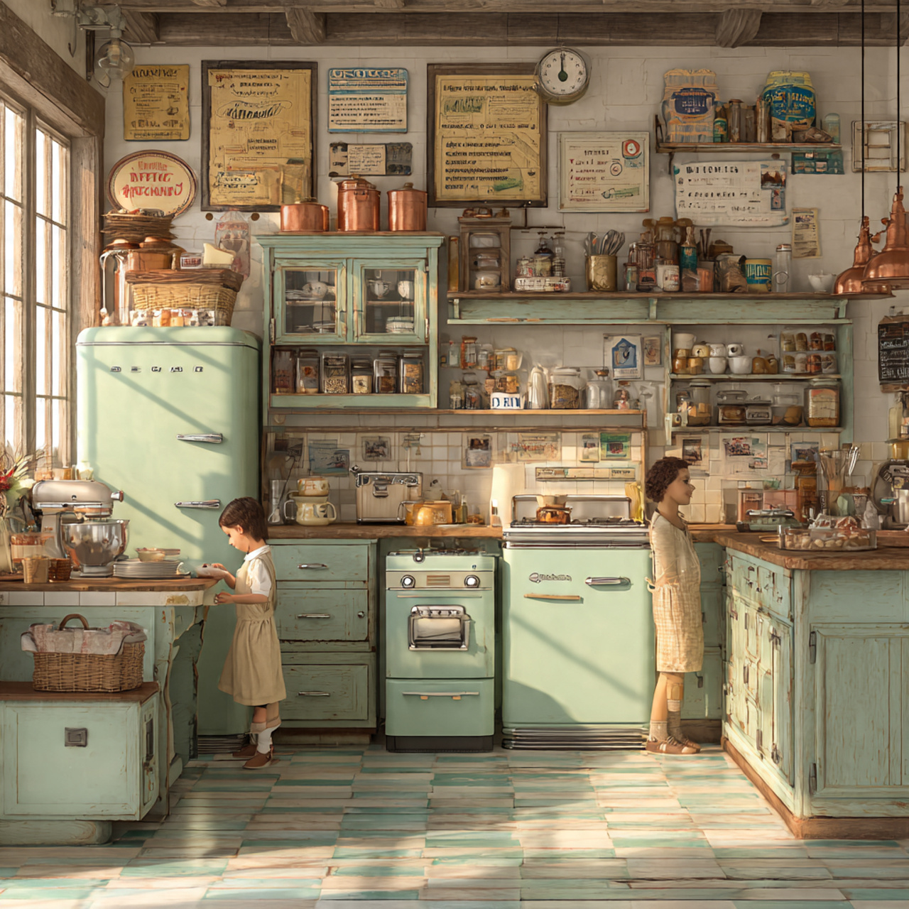 vintage kitchen decor