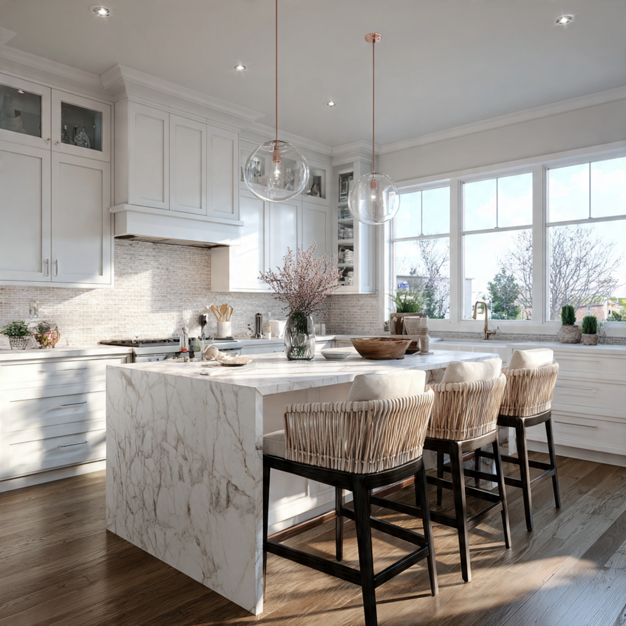 white kitchen decor