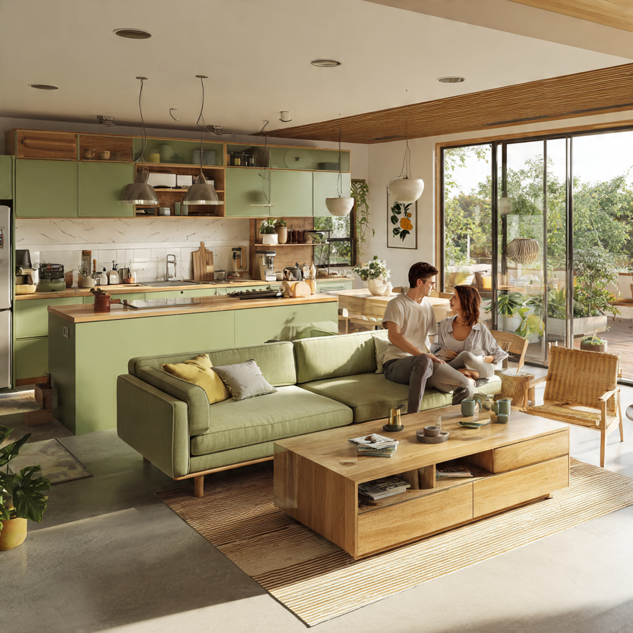 70s living room ideas with avocado green kitchen t