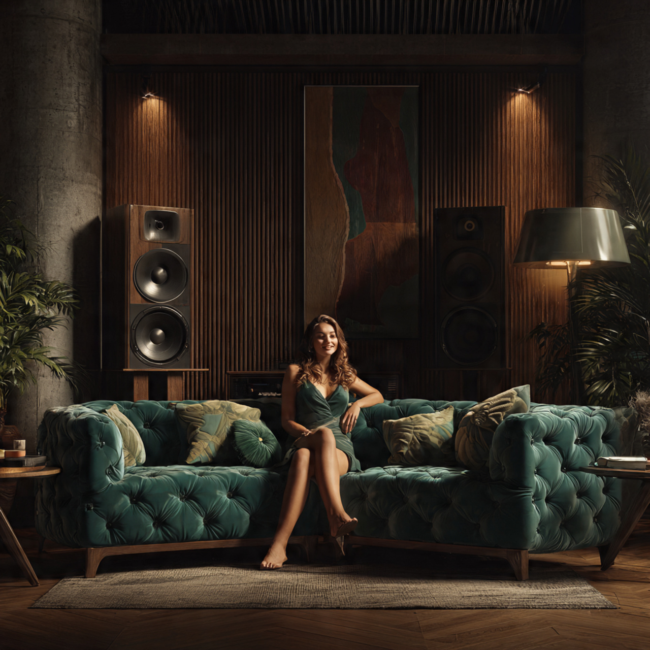 70s living room ideas with velvet tufted sofas ult