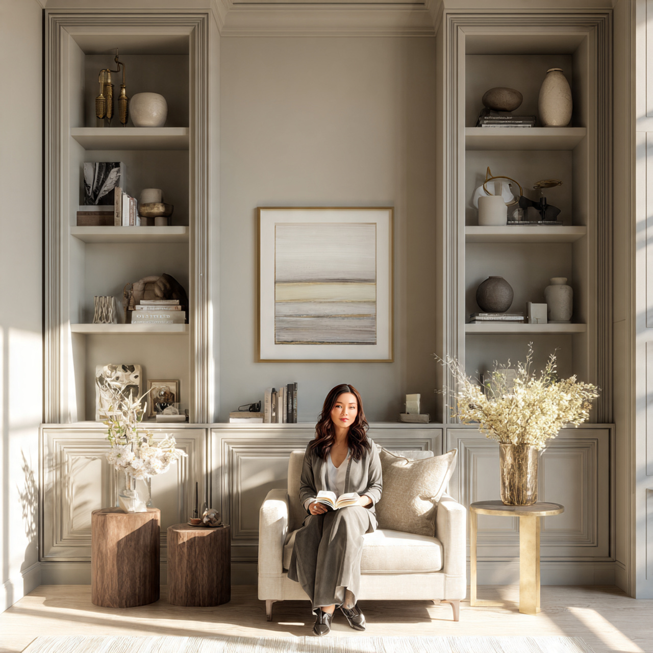 25 Best Living Room Paint Ideas to Refresh Your Space with Stunning Colors 24 a balanced and elegant living room with subtle gre
