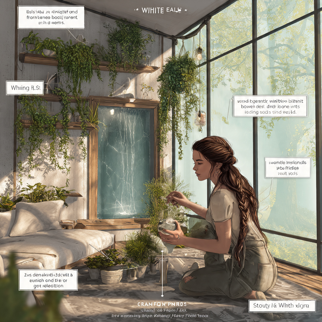 a biophilic design living room style ideas featuri