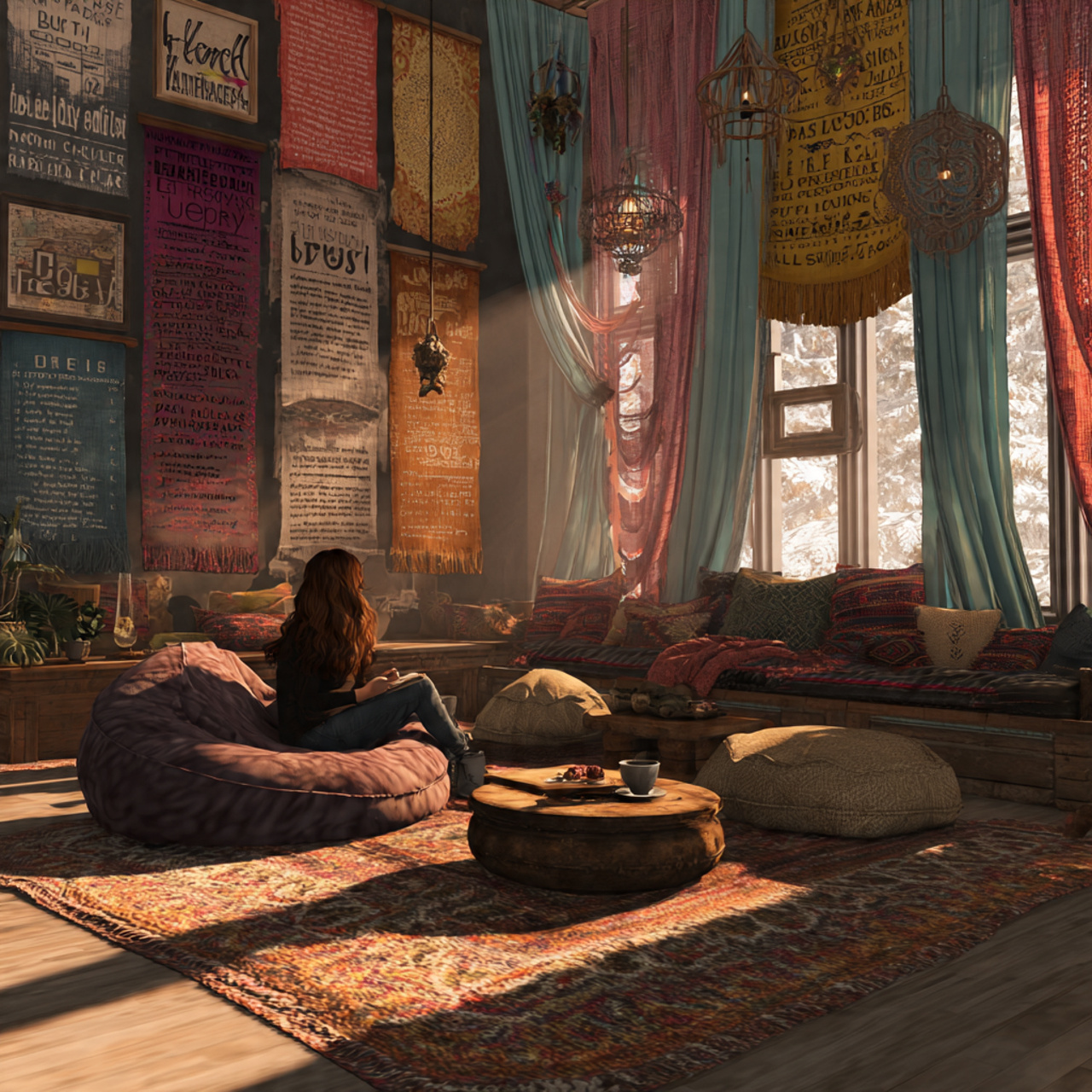 25 Stunning Living Room Bloxburg Ideas for Every Style & Theme 11 a bohemian chic living room in bloxburg featuring