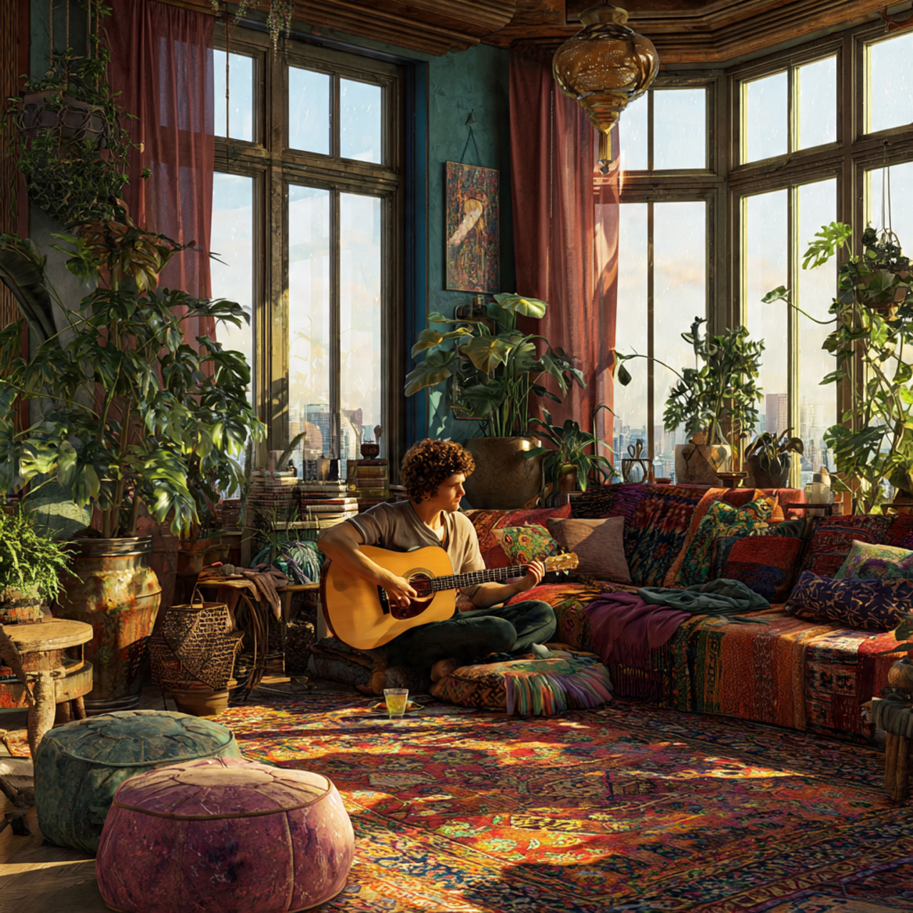 a bohemian rhapsody living room style ideas featur