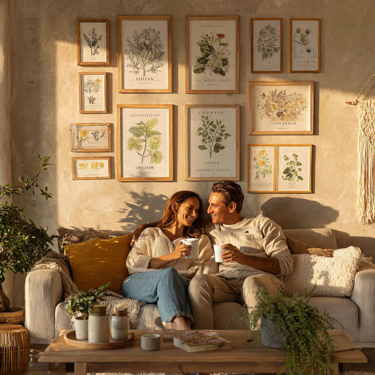 a charming living room featuring living room wall