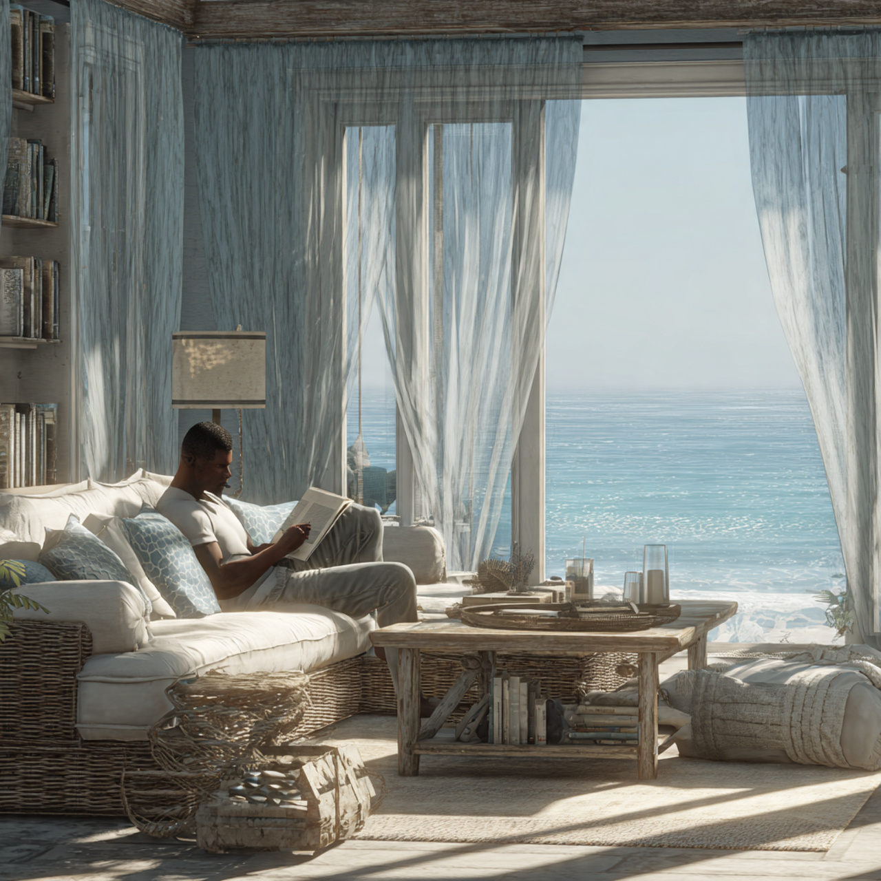 25 Stunning Living Room Bloxburg Ideas for Every Style & Theme 9 a coastal beach house living room in bloxburg ligh