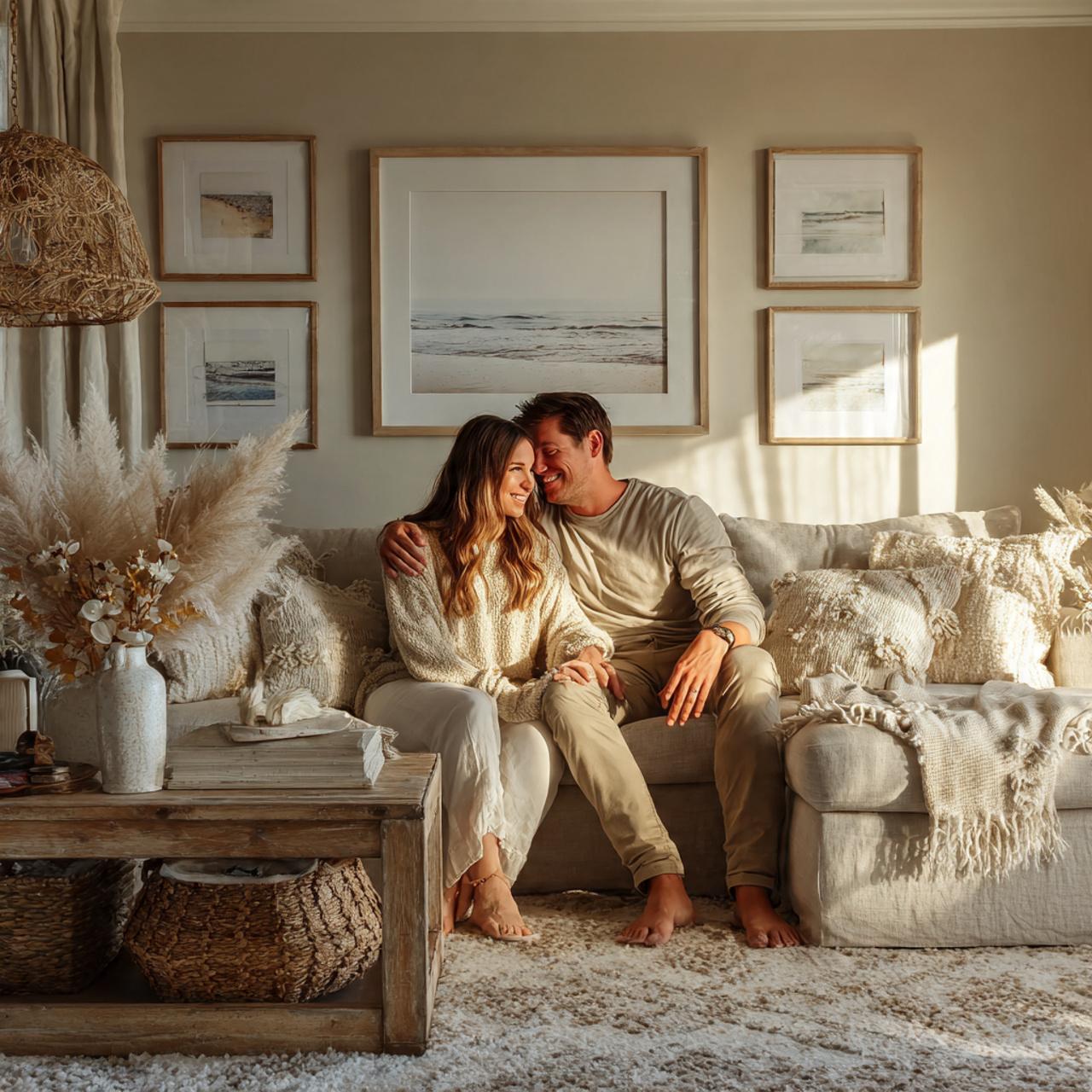 25 Best Living Room Paint Ideas to Refresh Your Space with Stunning Colors 20 a cozy living room with warm sand colored walls so