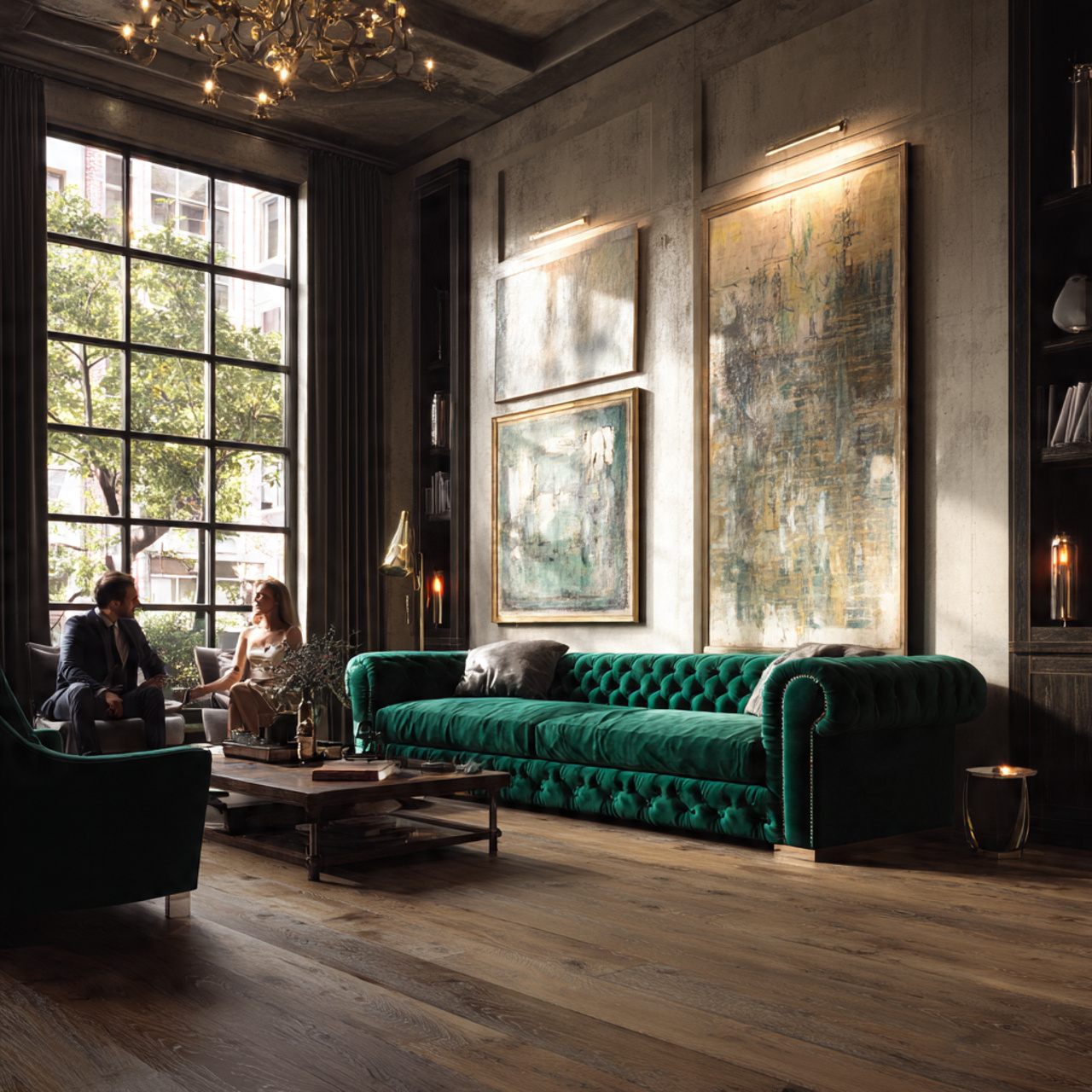 25 Stunning Living Room Sofa Design Ideas to Transform Your Space 1 a luxurious living room featuring a deep emerald v