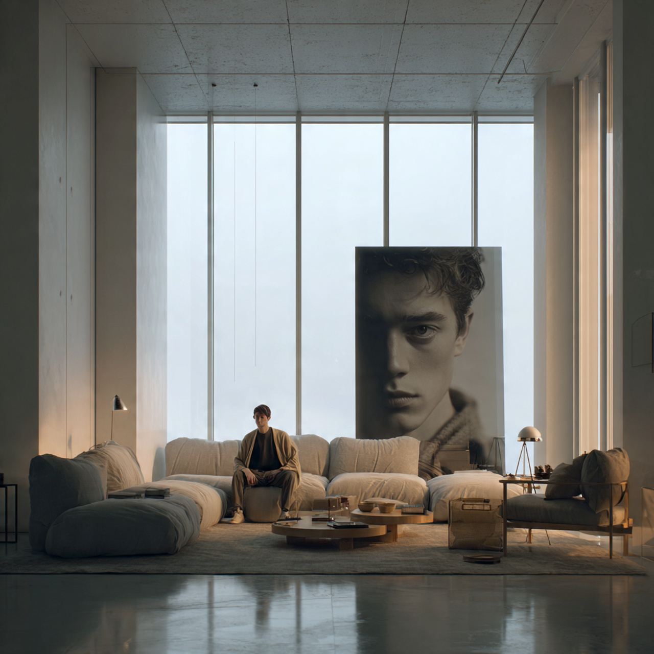 a minimalist sanctuary living room style ideas wit