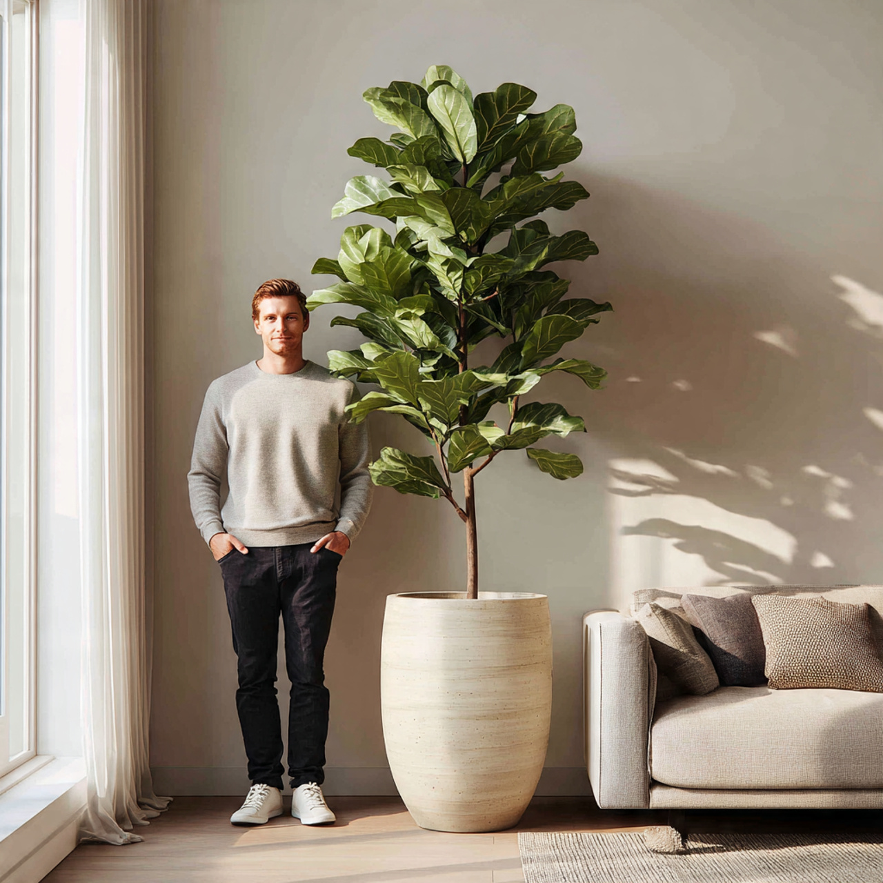 a minimalist yet elegant living room corner ideas