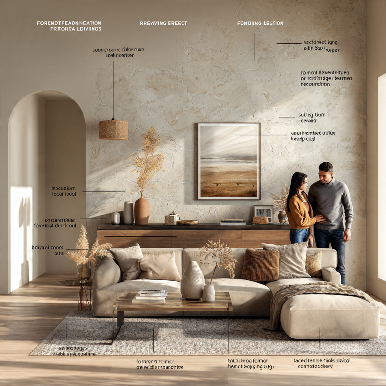 a modern living room showcasing living room wall i