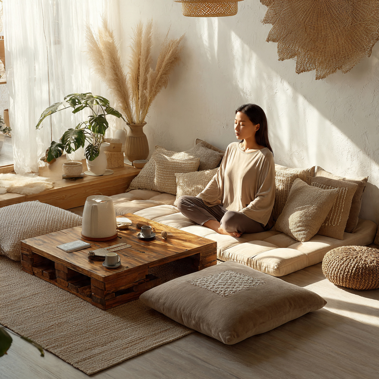 a peaceful living room corner ideas setup designed 1