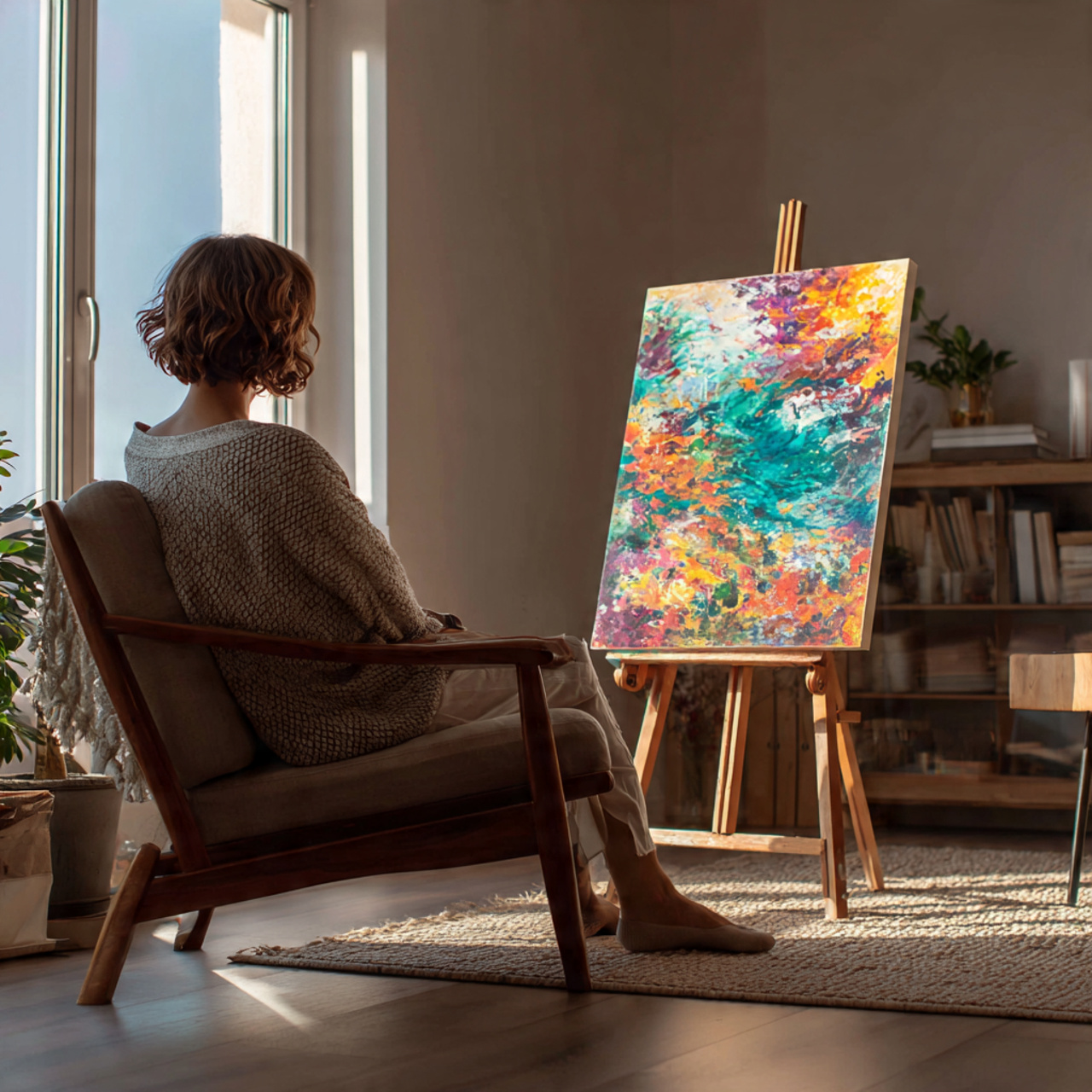 a realistic living room corner ideas scene featuri