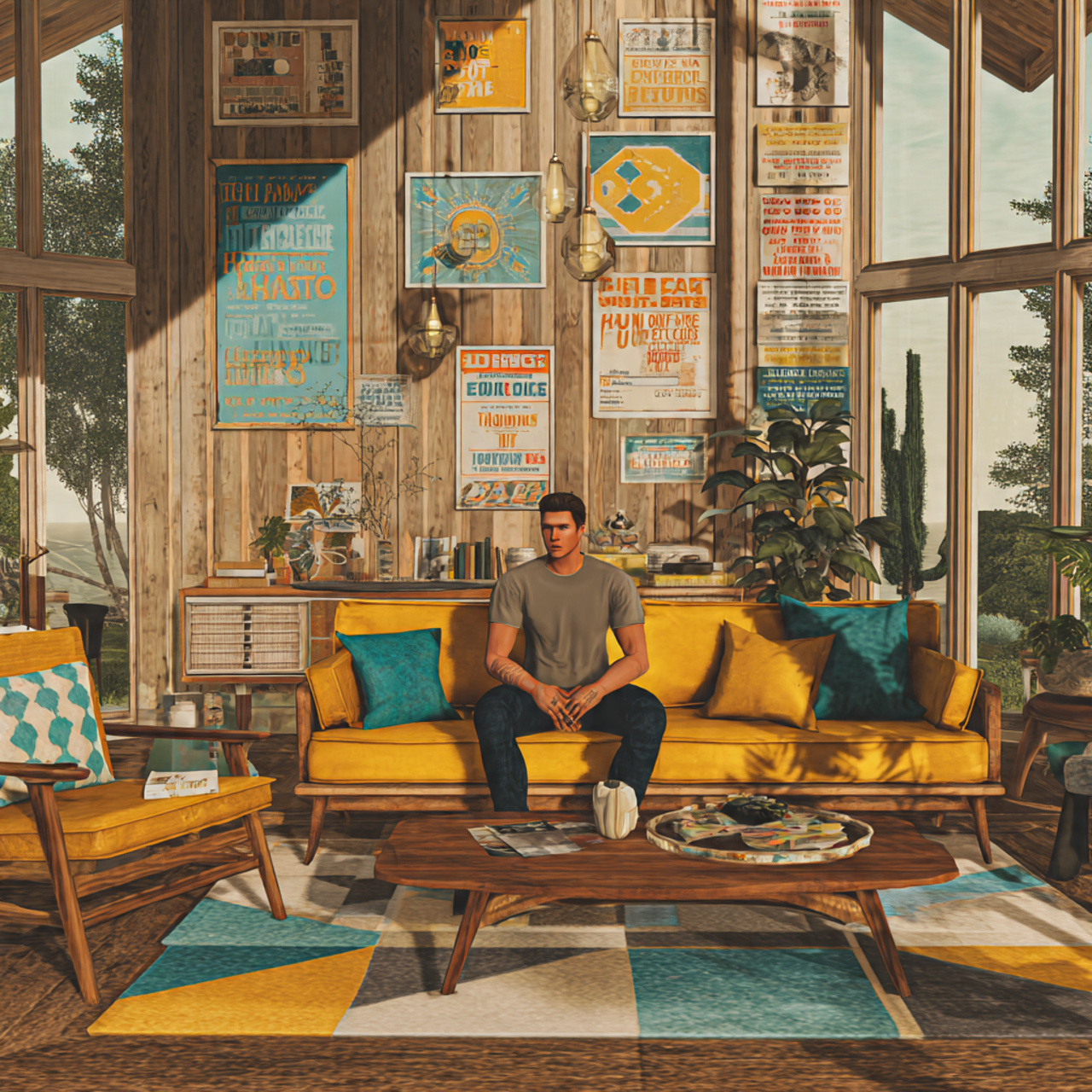 25 Stunning Living Room Bloxburg Ideas for Every Style & Theme 7 a retro mid century living room in bloxburg featur