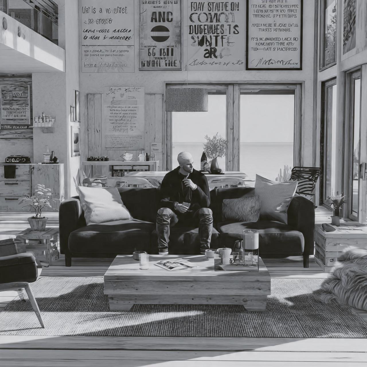 25 Stunning Living Room Bloxburg Ideas for Every Style & Theme 14 a scandinavian monochrome living room in bloxburg