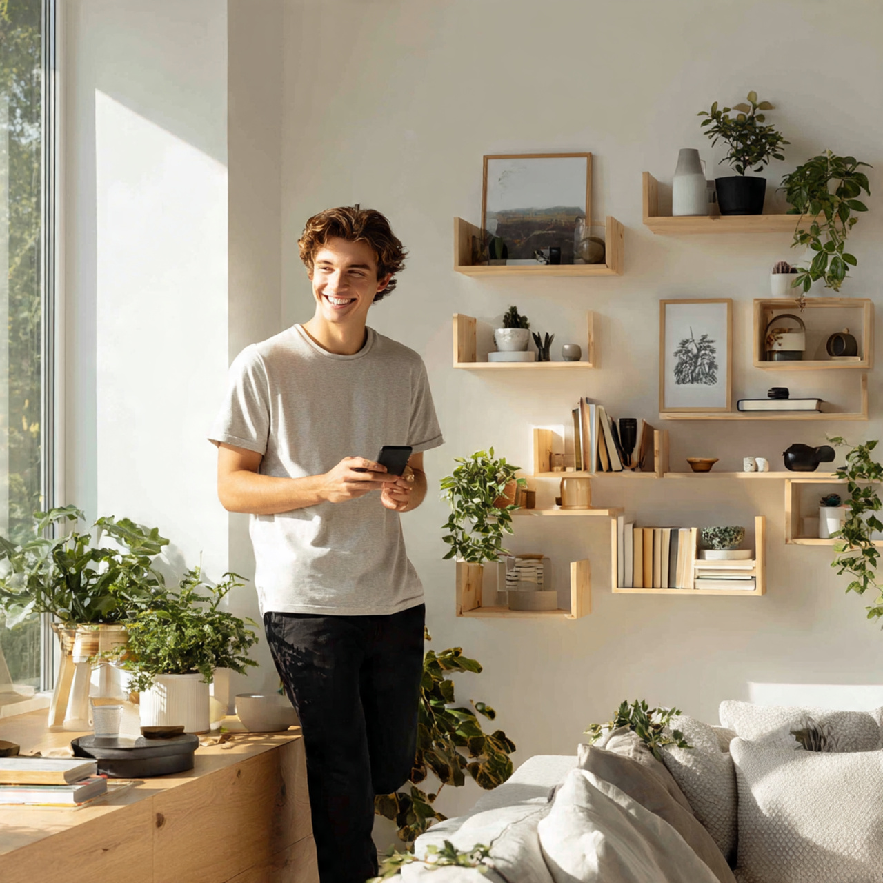 a stylish living room corner ideas arrangement wit