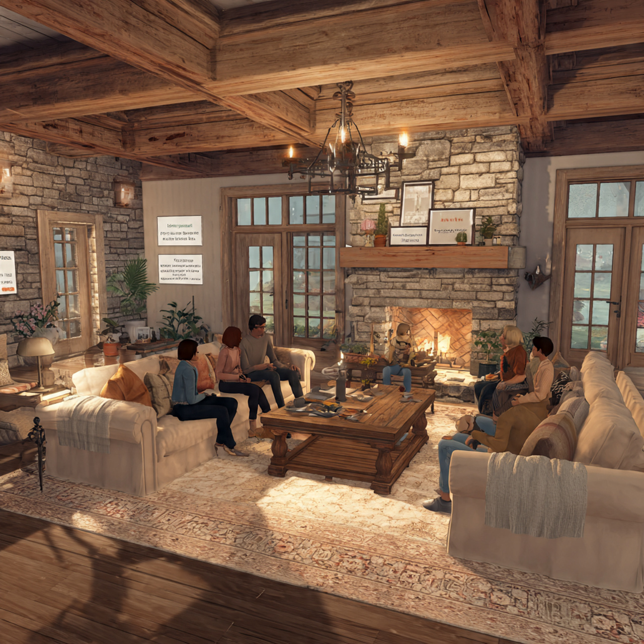 25 Stunning Living Room Bloxburg Ideas for Every Style & Theme 2 a warm cozy farmhouse living room in bloxburg with