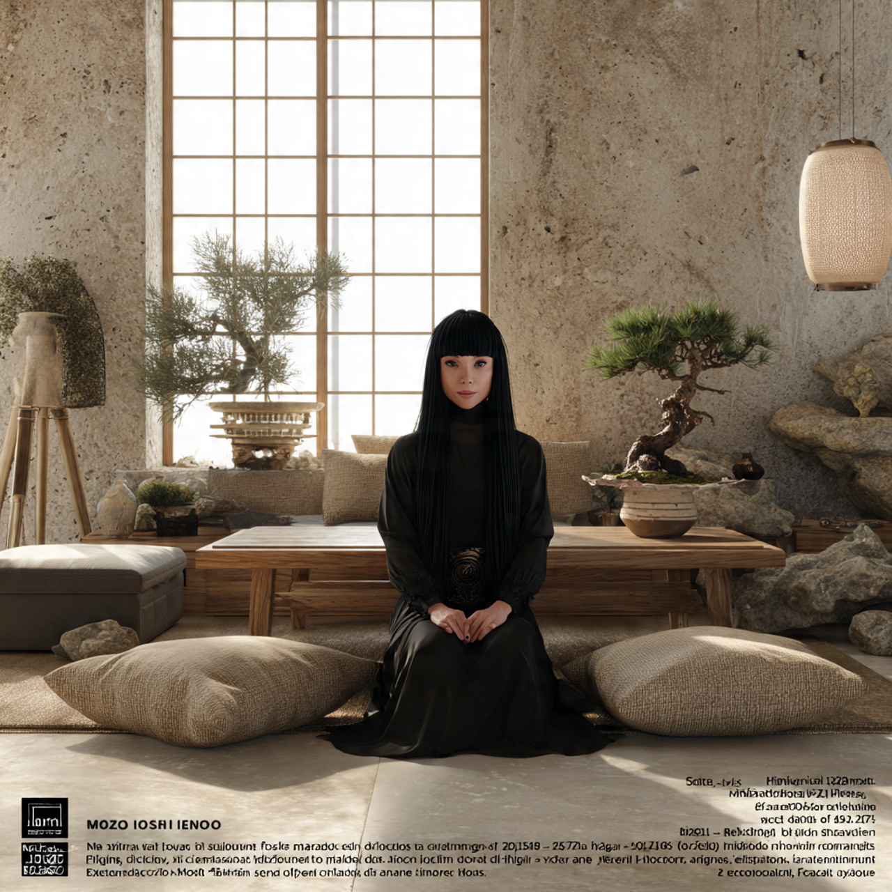 a zen oriental living room style ideas with low pr