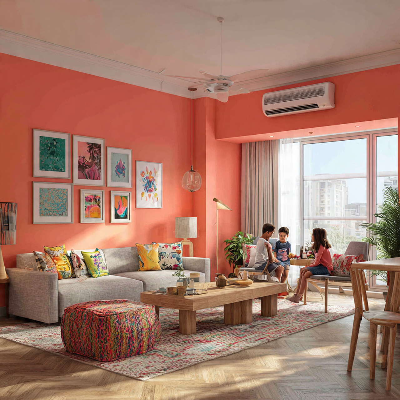 25 Modern Living Room Paint Color Ideas That Wow Every Guest 17 bright and lively living room painted in vibrant c