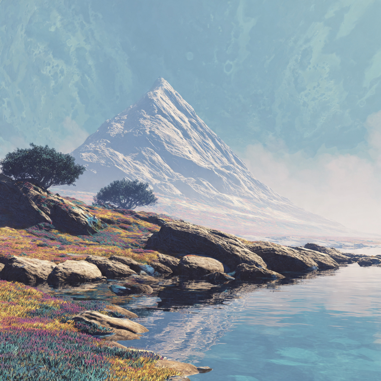 bright scandinavian living room featuring a tv mou