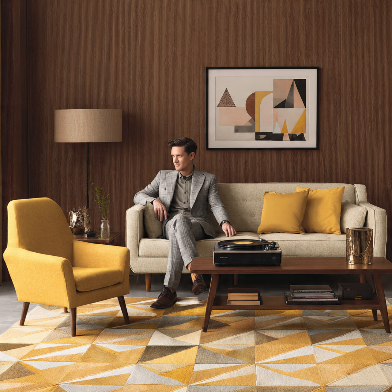 high detail realistic image of living room designs