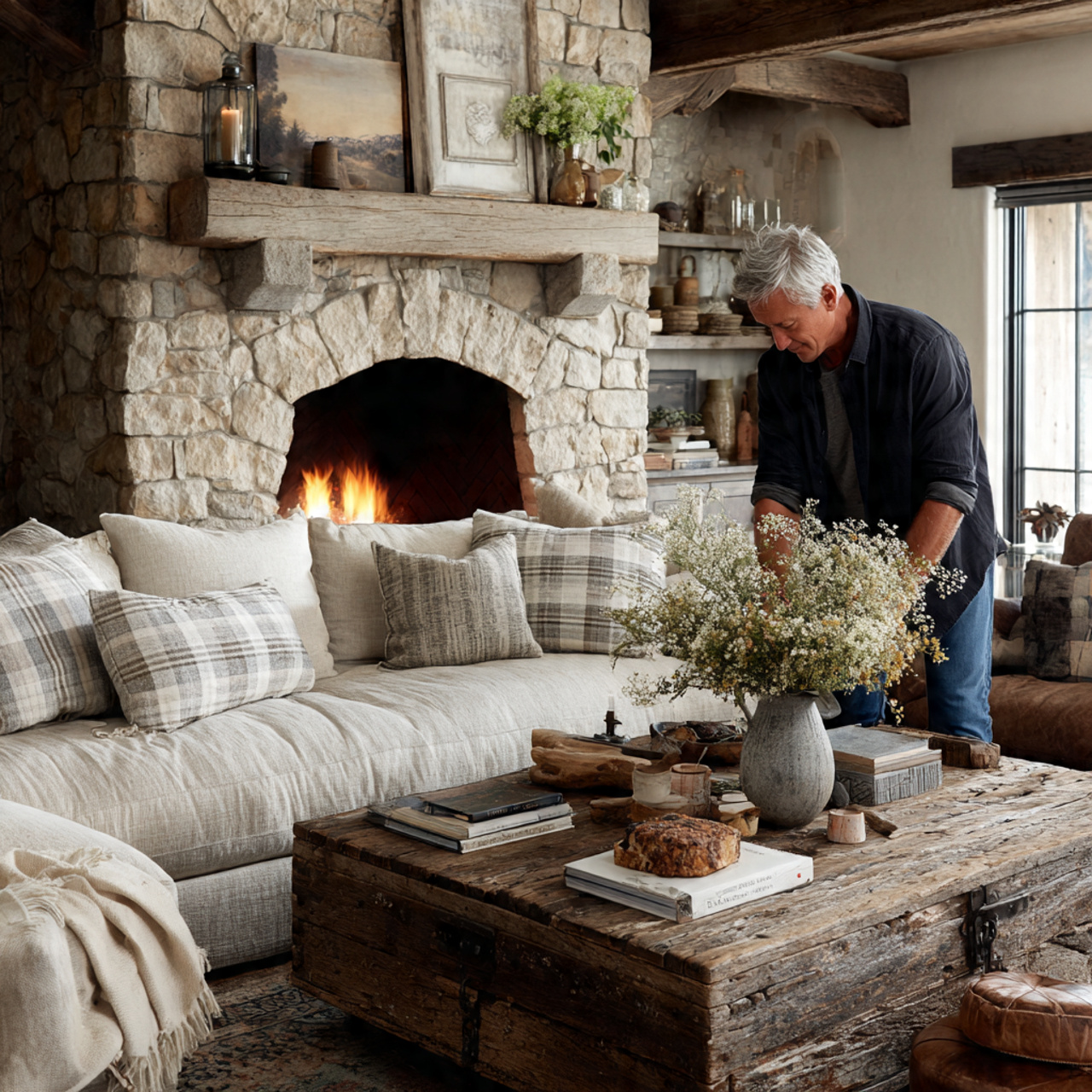 high resolution lifestyle image of living room des