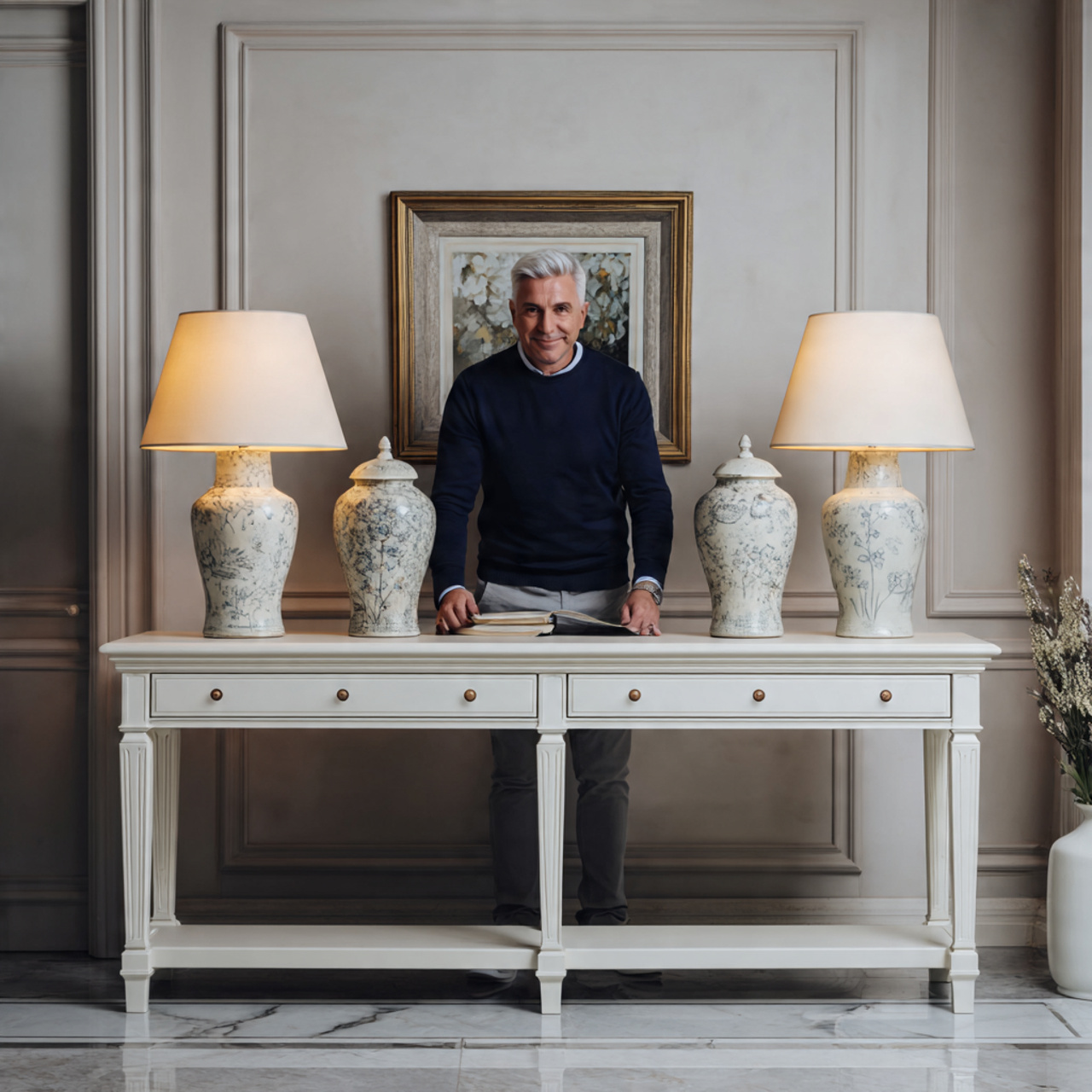 25 Best Entryway Table Decor Ideas to Elevate Your Home Instantly 7 high resolution realistic image of entryway table 1