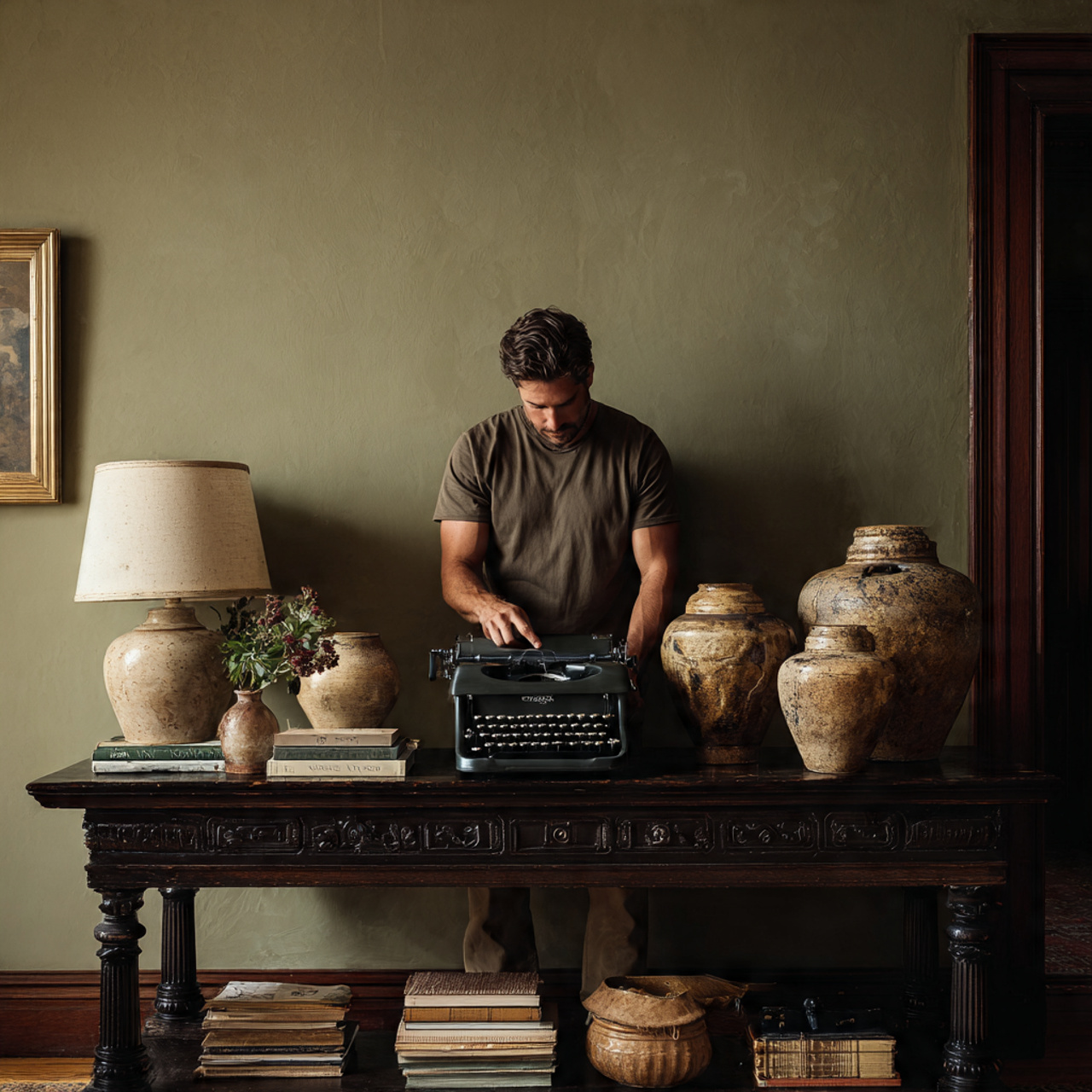 25 Best Entryway Table Decor Ideas to Elevate Your Home Instantly 22 high resolution realistic image of entryway table 3