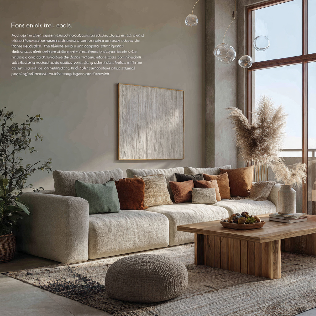 living room accent wall