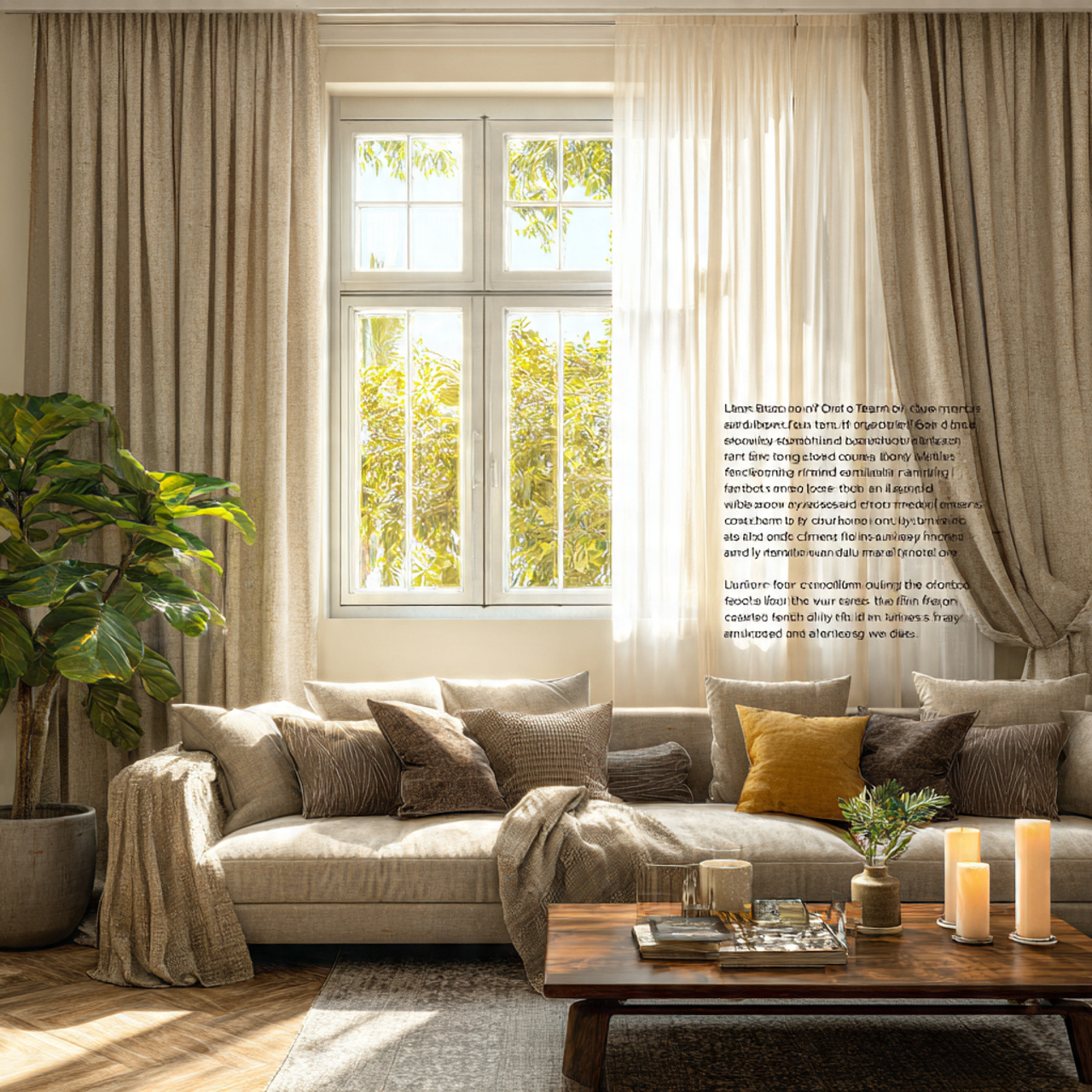 living room curtains