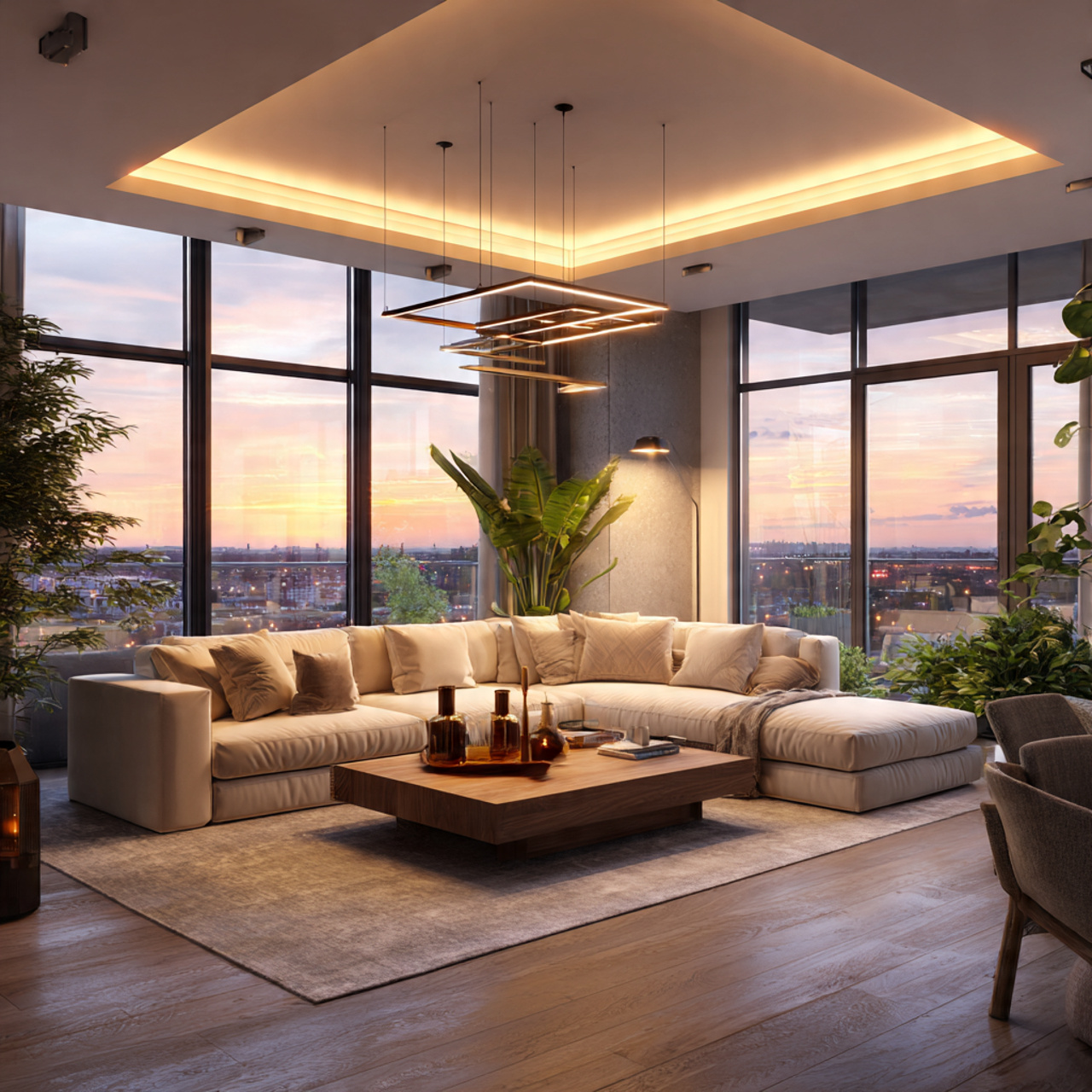 living room lighting